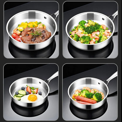 Poêle inox 16/18cm Taille Mini -