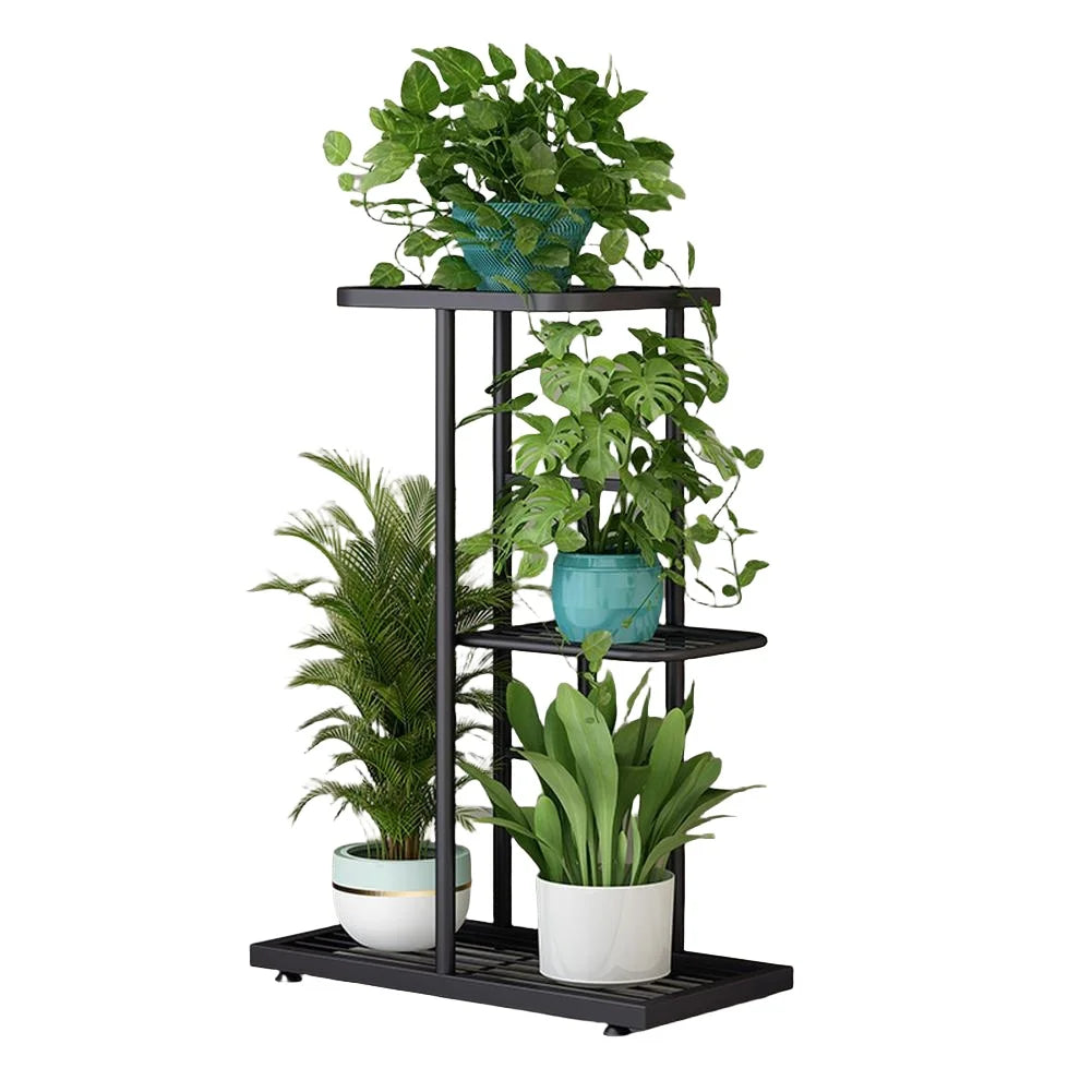 Étagère plante à 3 niveaux idéale pour plusieurs plantes -