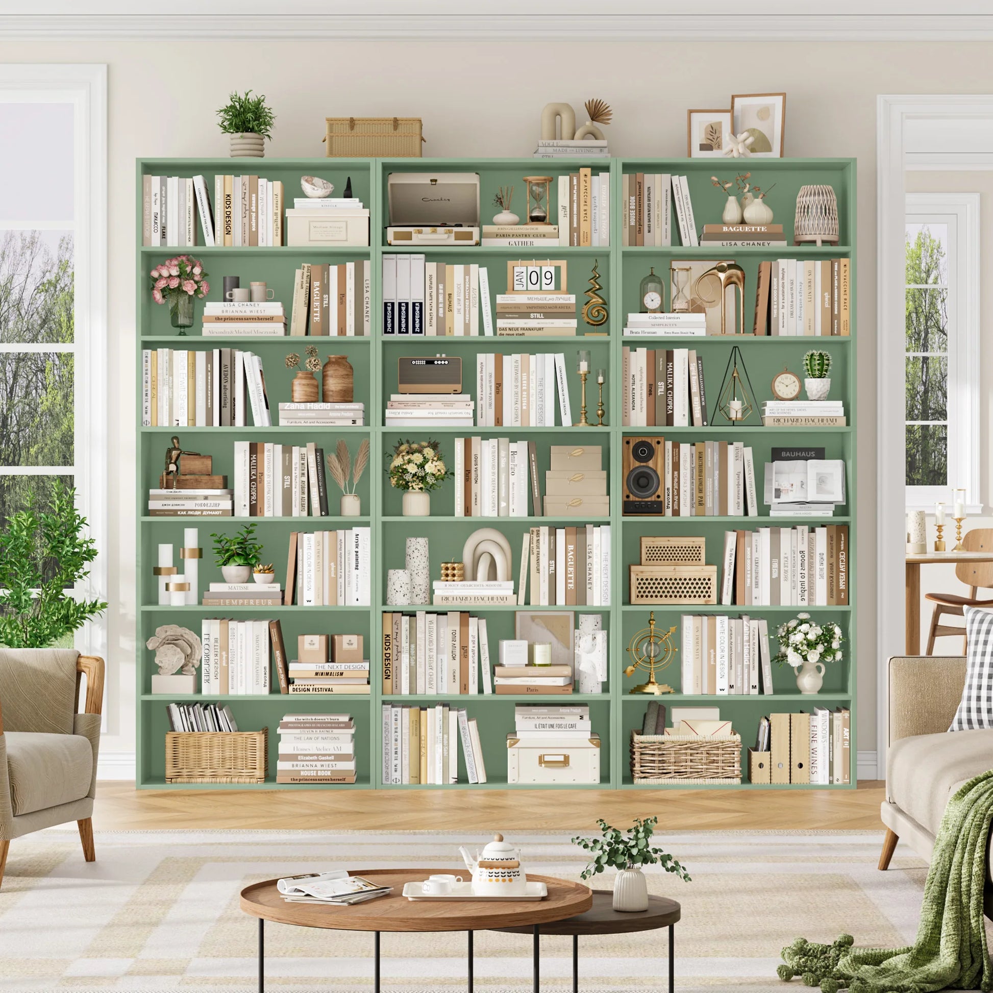 Étagère livre originale et moderne 60x23.5x209.5 cm -