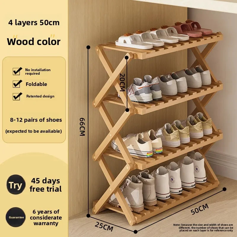 Meuble à chaussure palette artisanale - 4C-50cm-Primaire