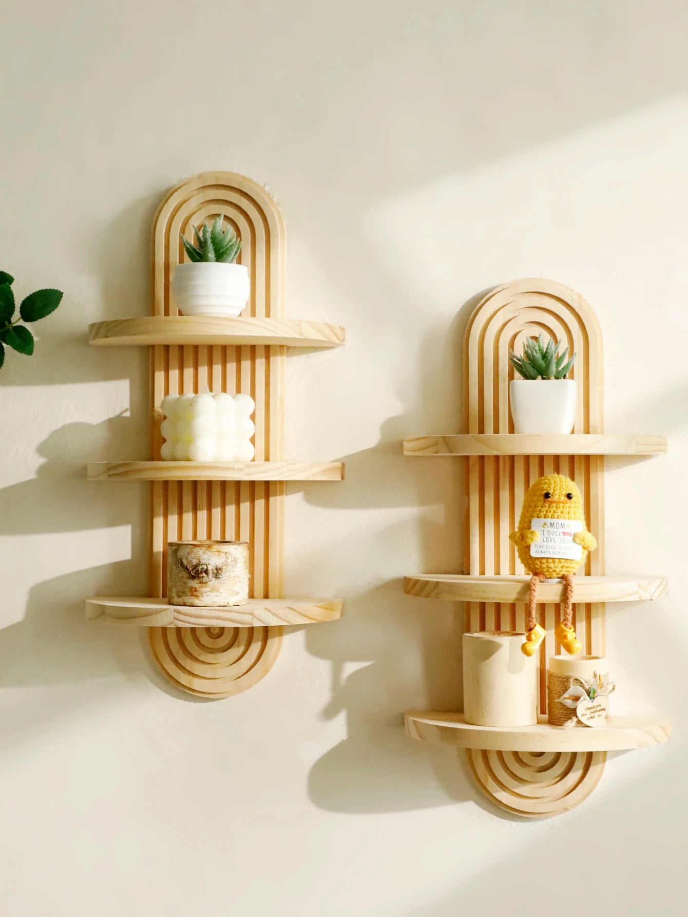 étagère bois ancien 1 pièce bohoo -