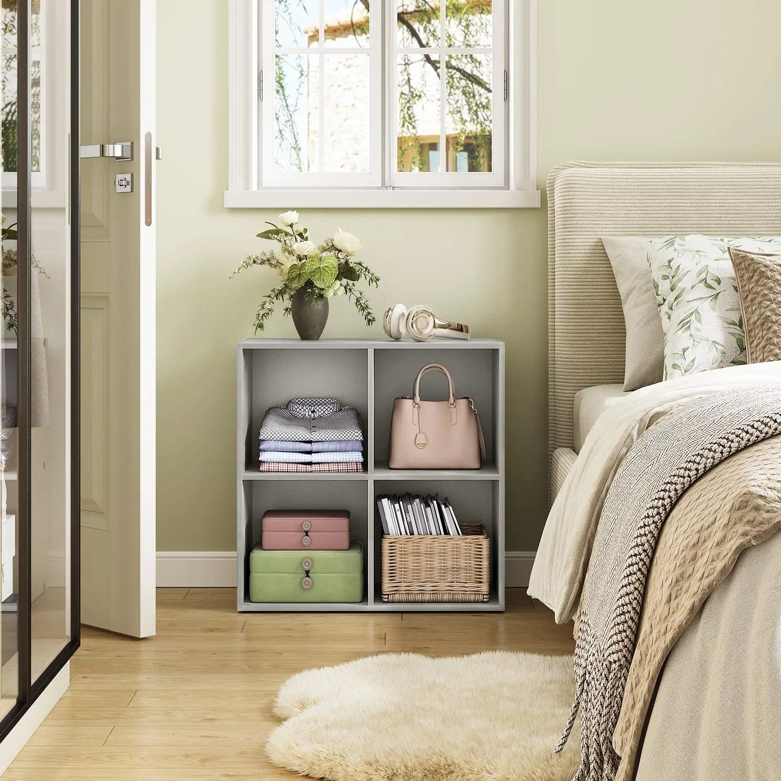 Étagère cube rangement en bois -