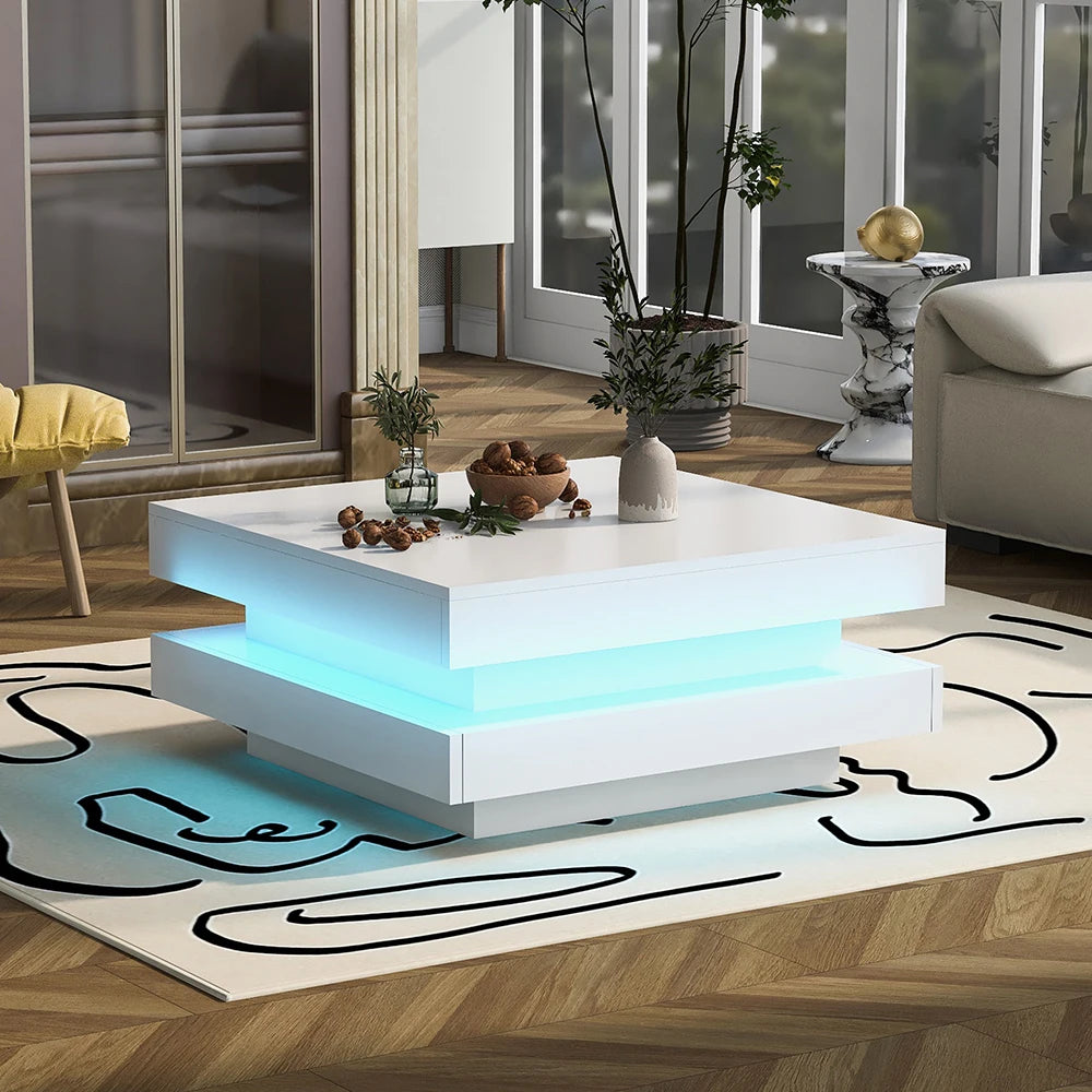 Table basse moderne style technologique -