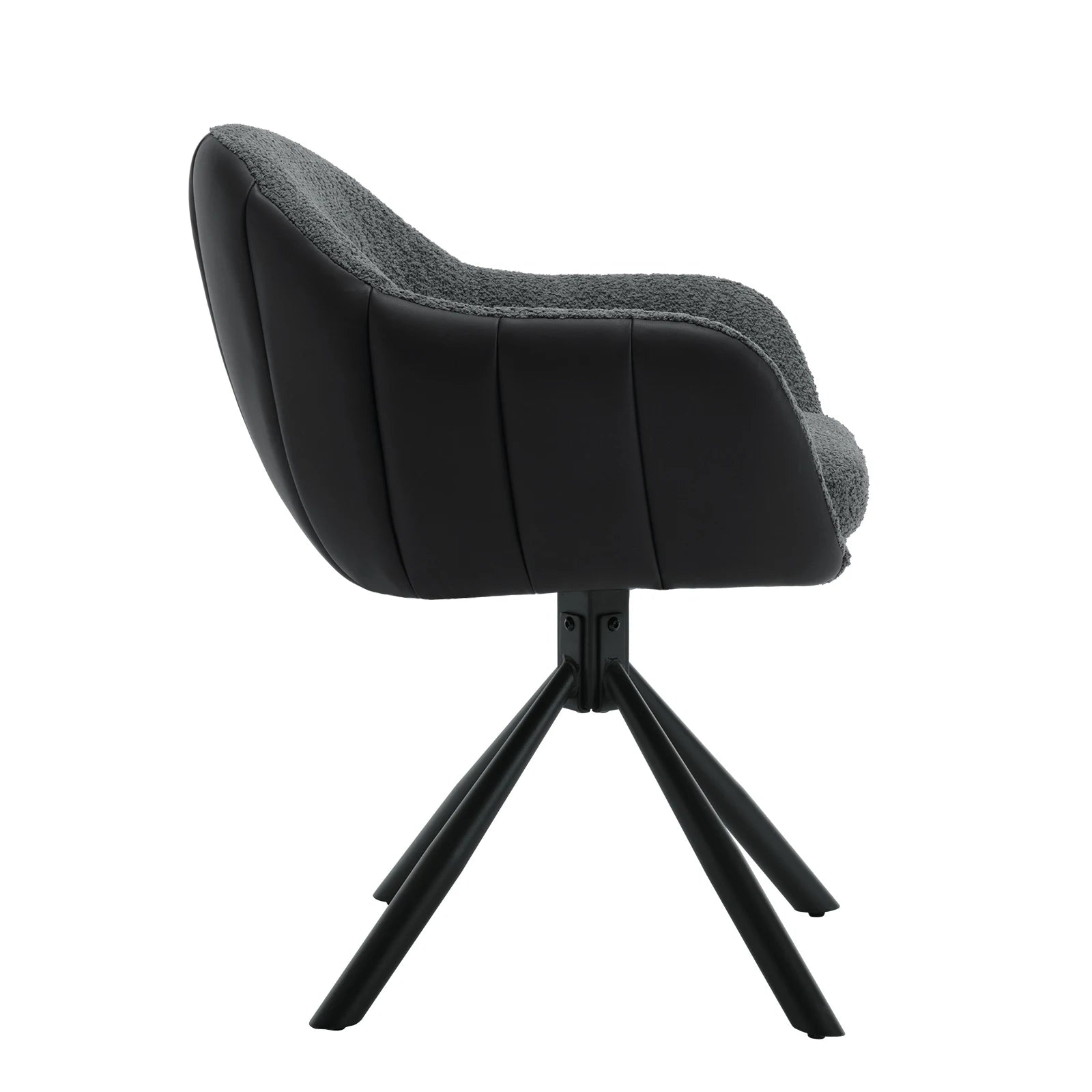 Chaise salle à manger pivotante de luxe premium 2 pièces -