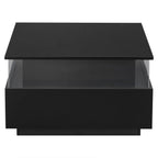 Table basse design moderne avec led 70*70*41cm -