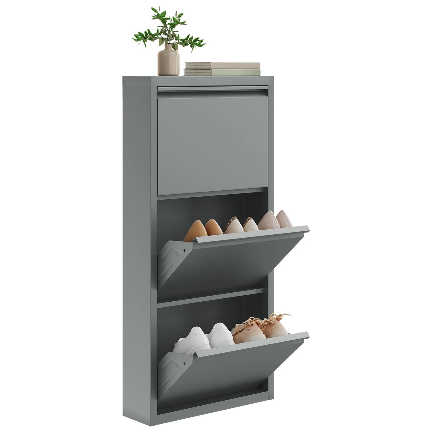 Étagère chaussures solide de 50x106x15cm -