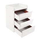 Mini Table de nuit avec poignée et 3 tiroirs -