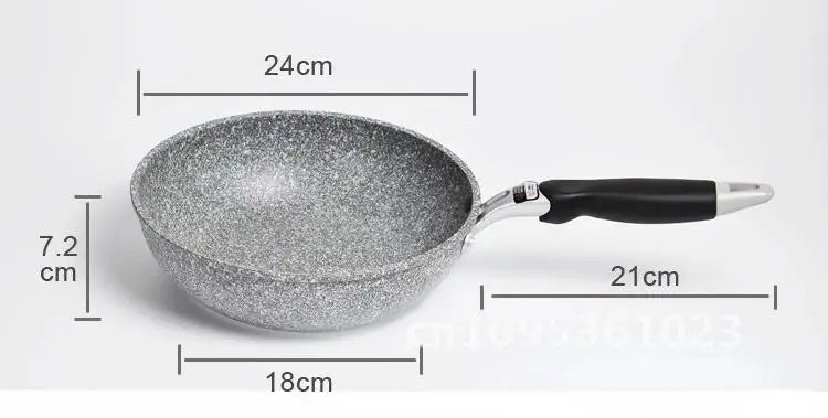 Poêle céramique durable en pierre solide -