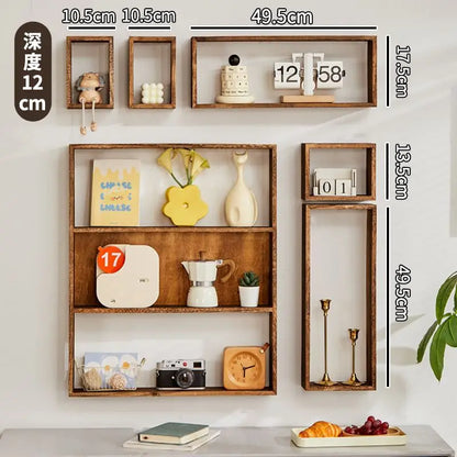 étagère murale style antique - D - Profondeur 12CM