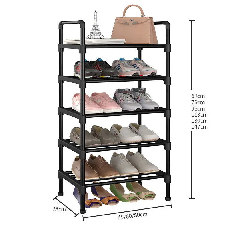 Meuble à chaussure métal multi étagère -