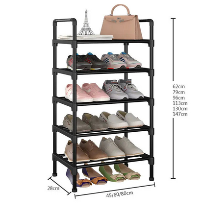Meuble à chaussure métal multi étagère -