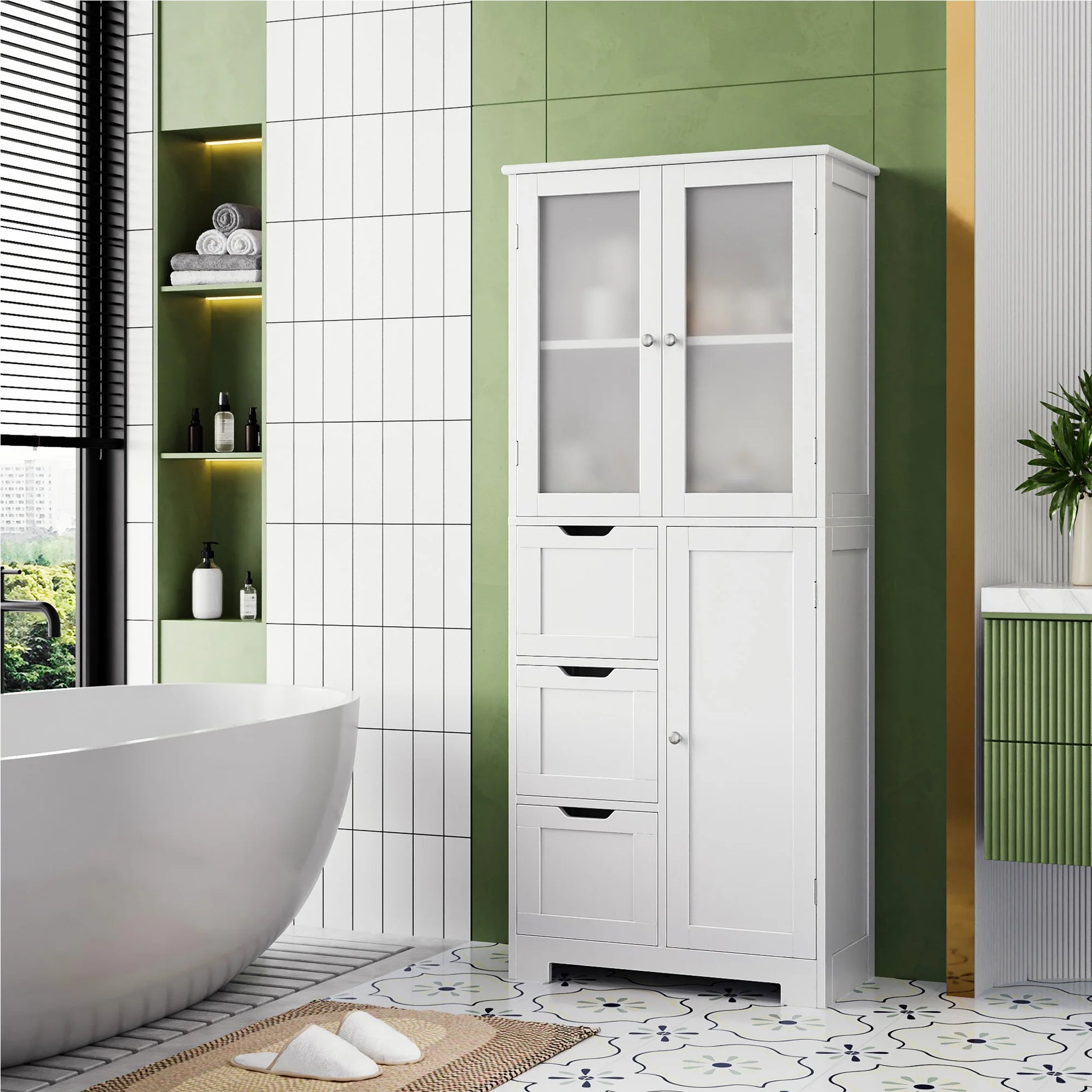 Meuble salle de bain rustique petit espace -