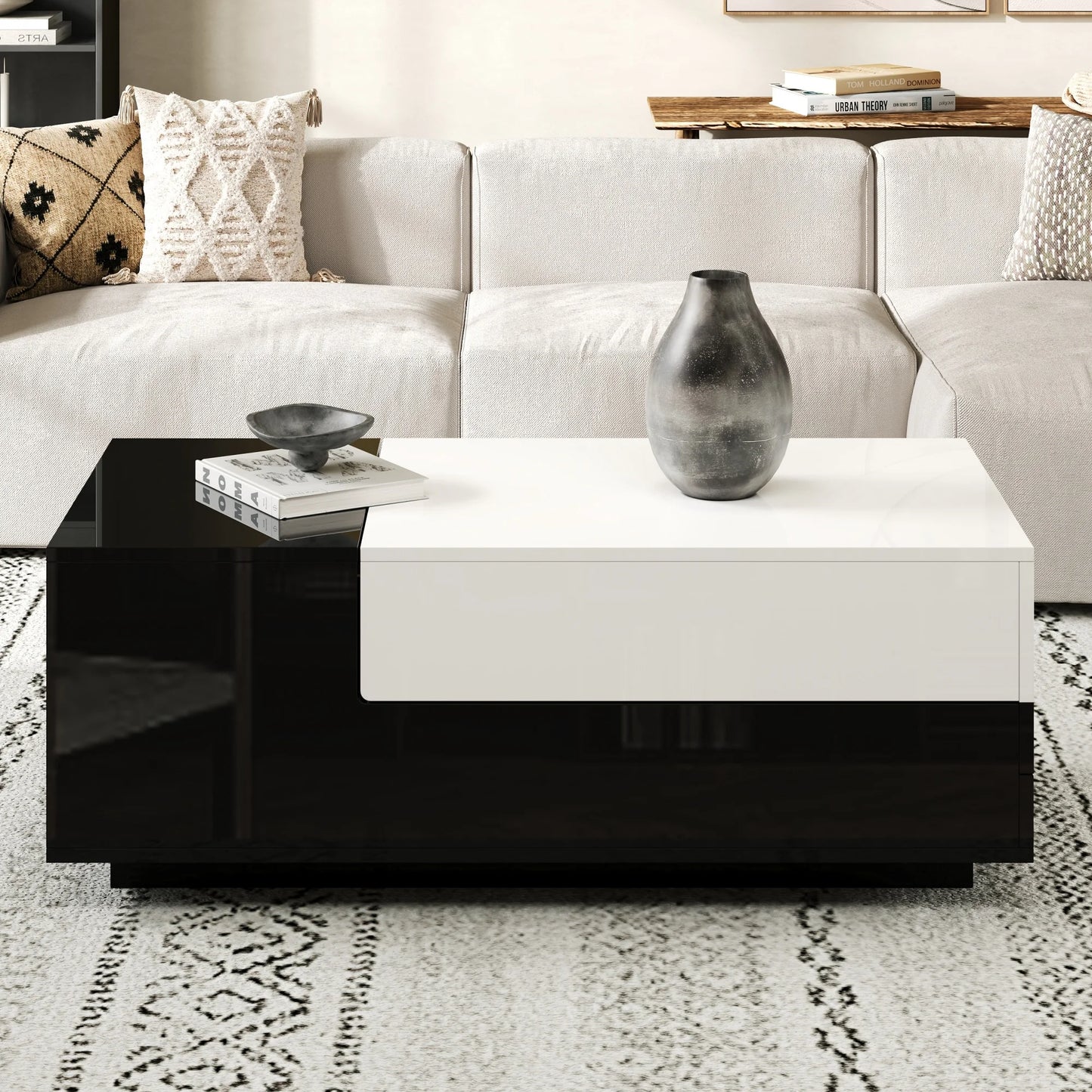 Table basse convertible de luxe -