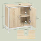 Meuble salle de bain vasque sans lavabo 60x60x30cm -
