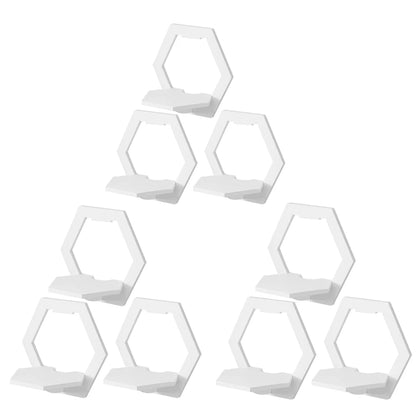 étagère murale flottante hexagonale 3 à 15Pcs - 9PCS