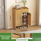 Meuble à chaussure à grande capacité avec tiroirs - 2-66-6-98