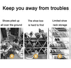 Meuble à chaussure blanc simple et moderne -