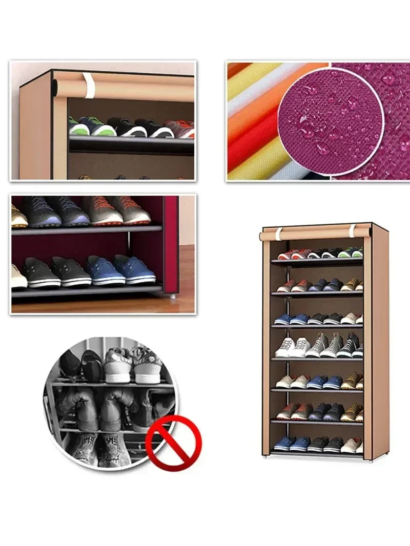 Meuble à chaussure pas cher avec étagère -
