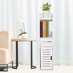 Petite étagère salle de bain blanche -