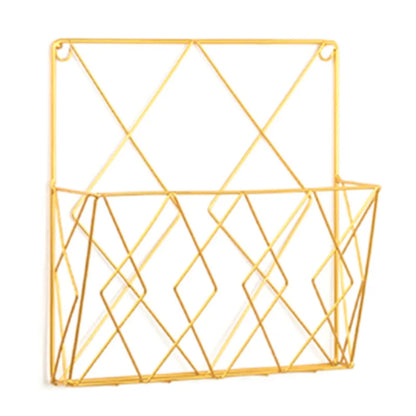 étagère murale livre et bureau 1Pc - Doré