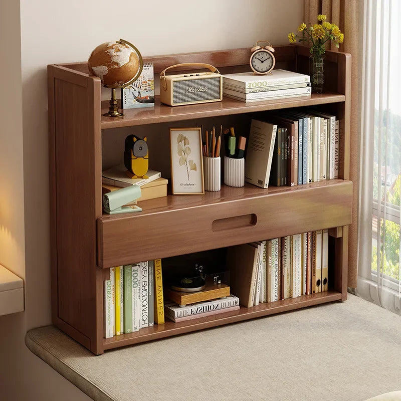 étagère bureau rangement moderne en bois -