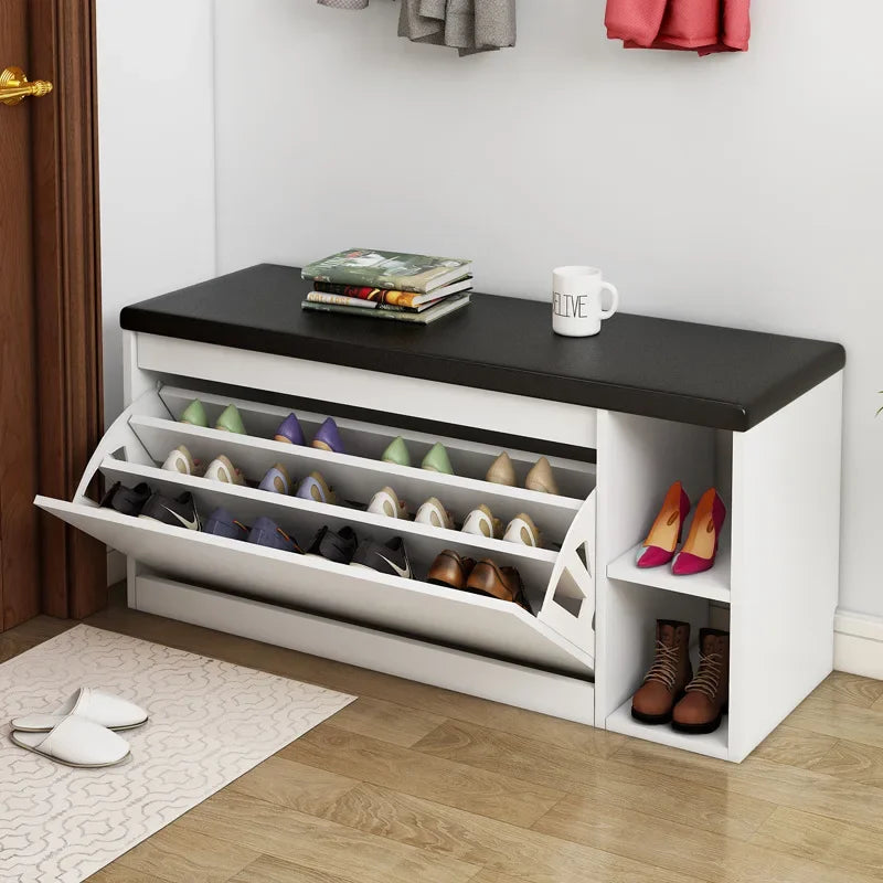 Meuble à chaussure banc premium -