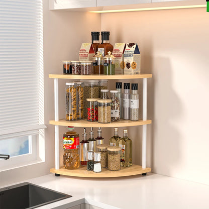 Étagère d'angle design simple à plusieurs étages -