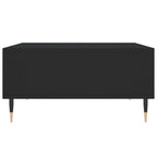 Table basse bois couleur noir - 60x60x30 cm -