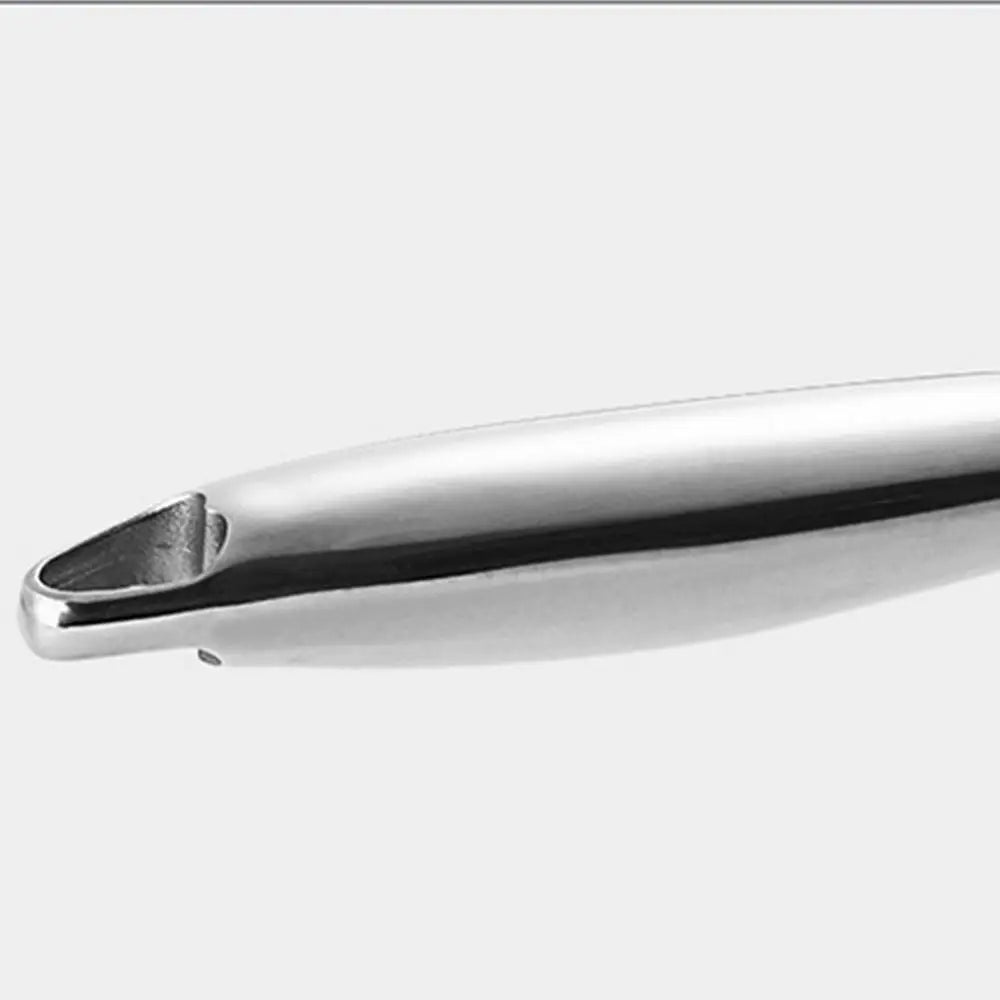 Poêle inox 28 cm couleur argenté -