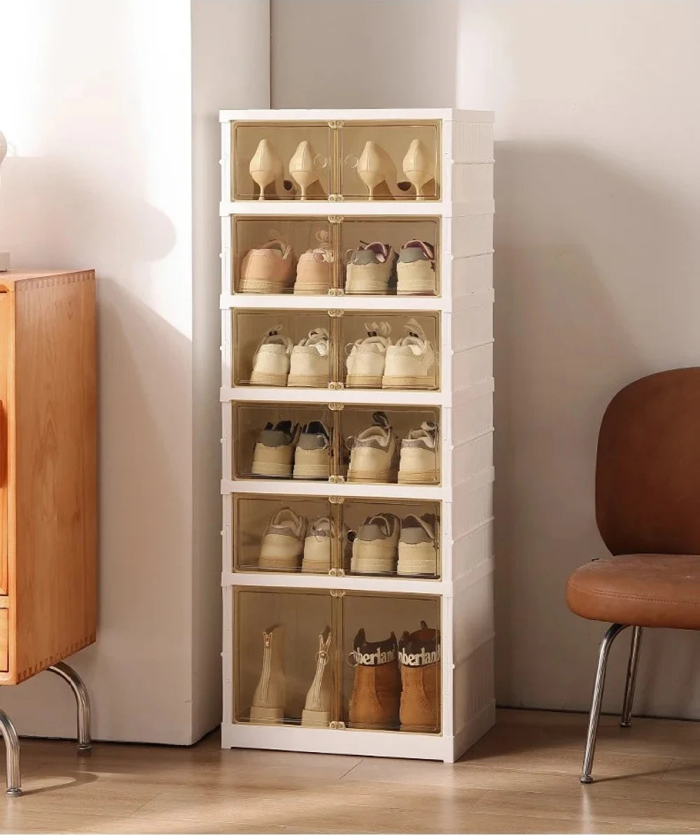 Meuble à chaussure haut minimaliste -