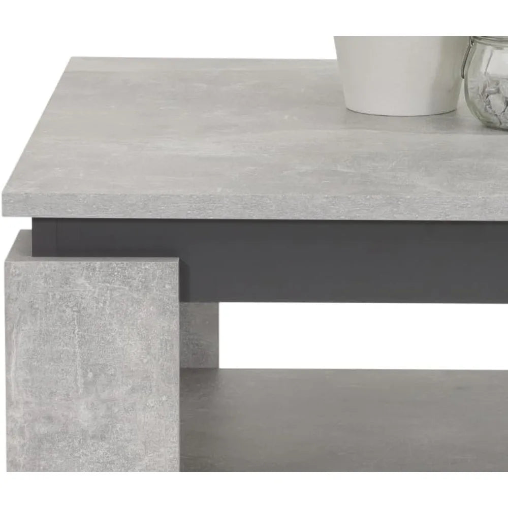 Table basse bois salon moderne -