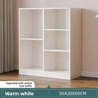 Meuble de rangement salle de bain pas cher multi compartiments - J-50CM Blanc