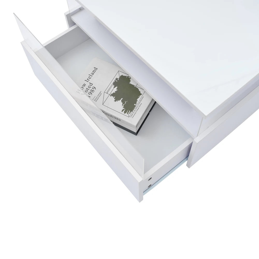 Table basse design moderne avec led 70*70*41cm -