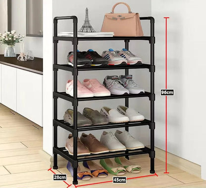 Meuble à chaussure métal multi étagère - 5L Small