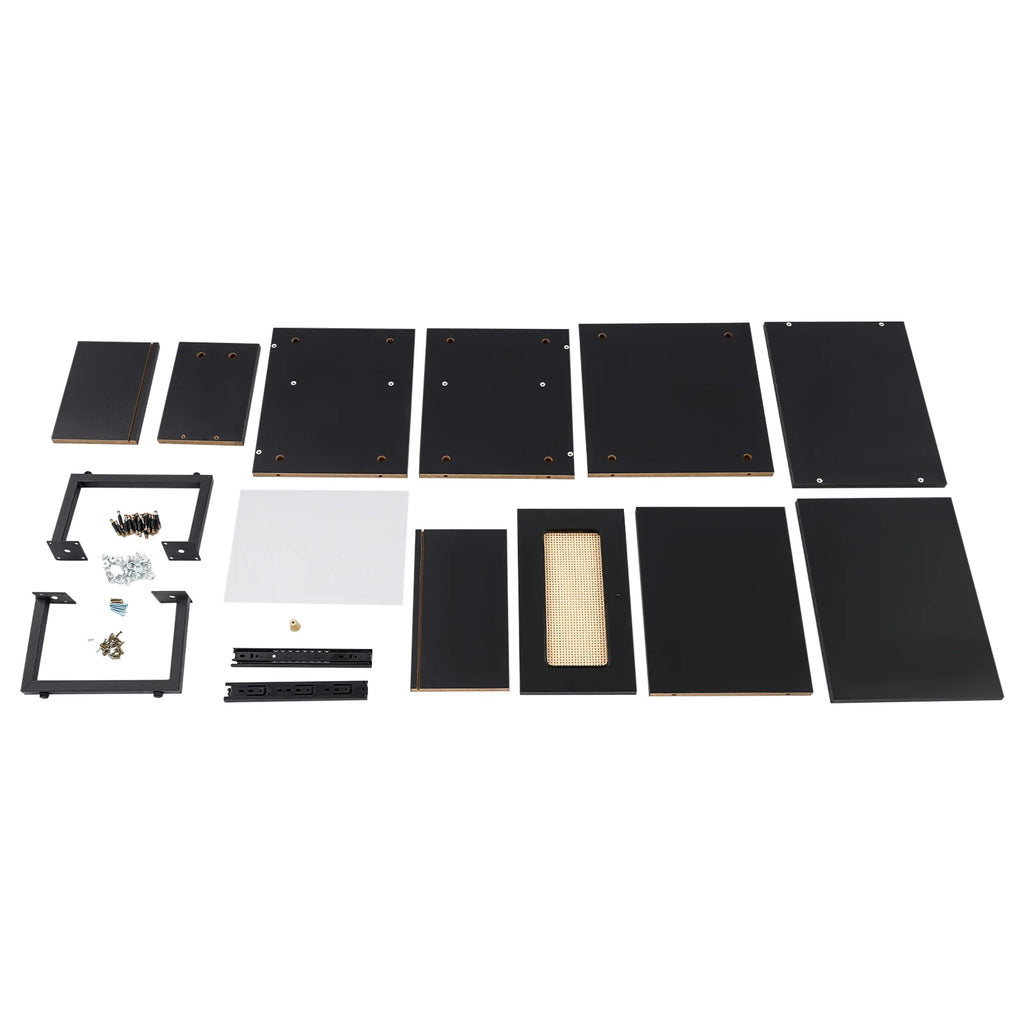 Table de nuit rotin robuste -