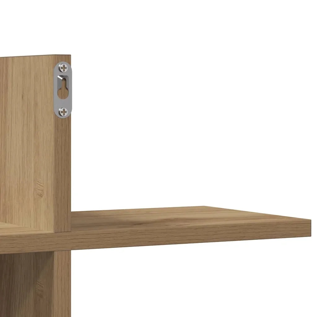 étagère murale fixation invisible 124.5x18x60.5 cm -