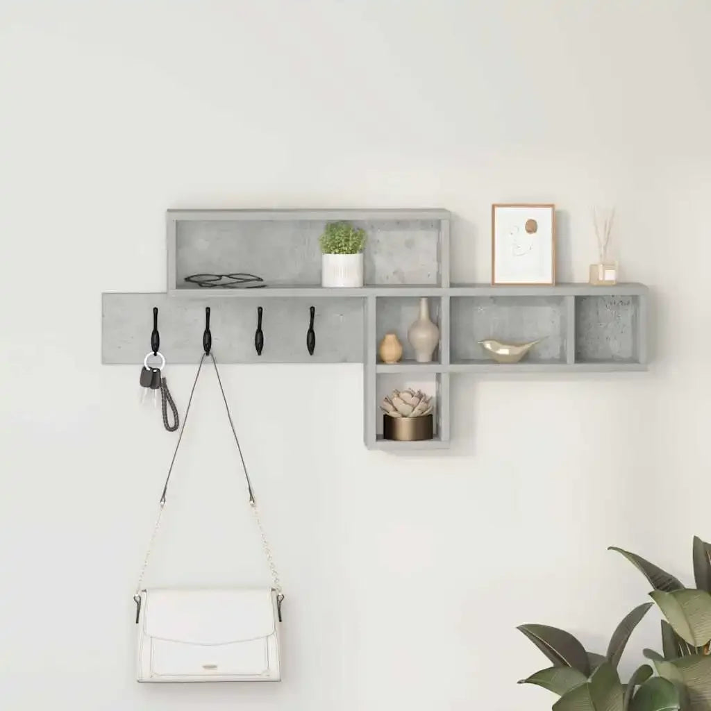 étagère murale bois naturel 100 x 12 x 43.5 cm -