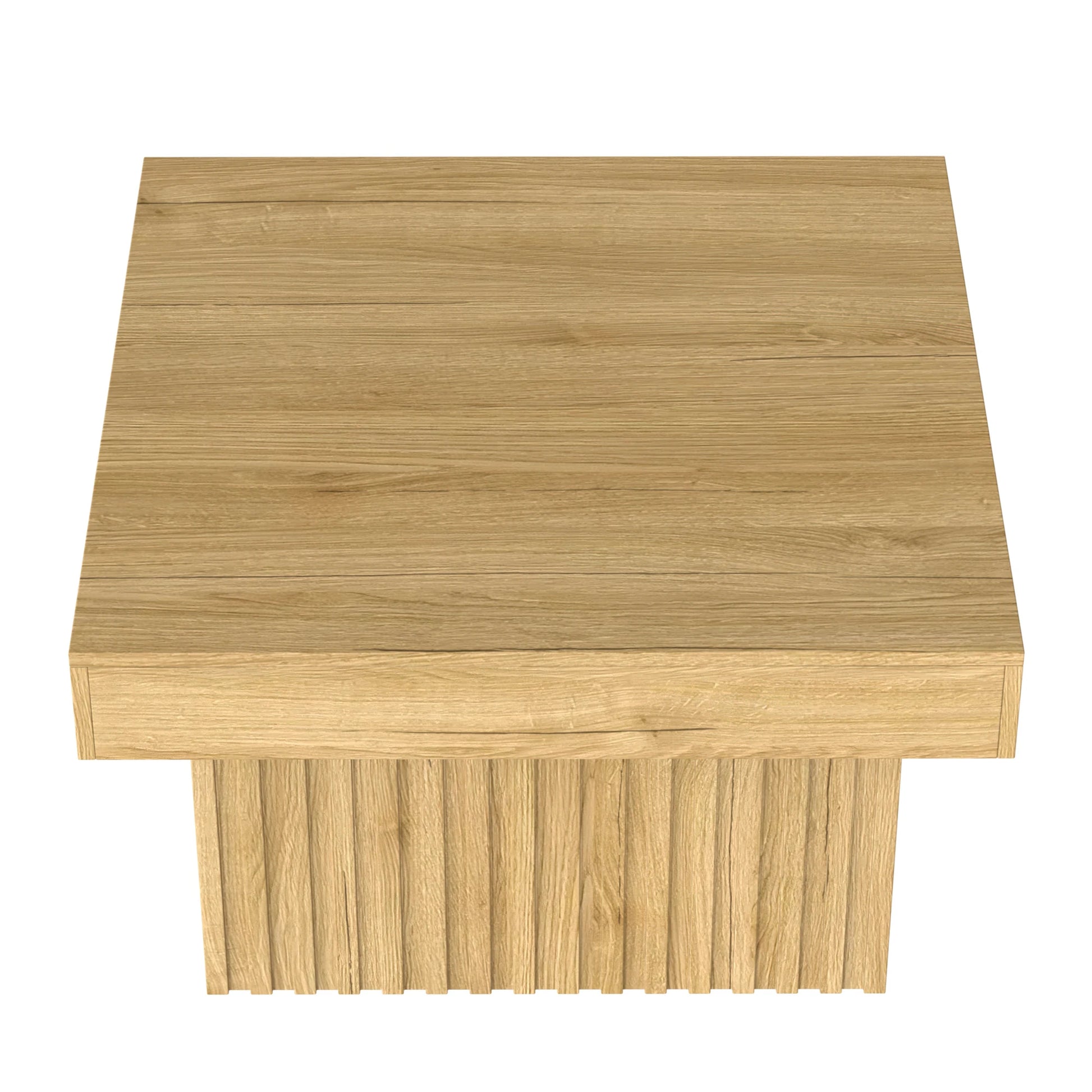 Table basse élégante carrée en bois pour chambre ou salon 79x79x46 cm -