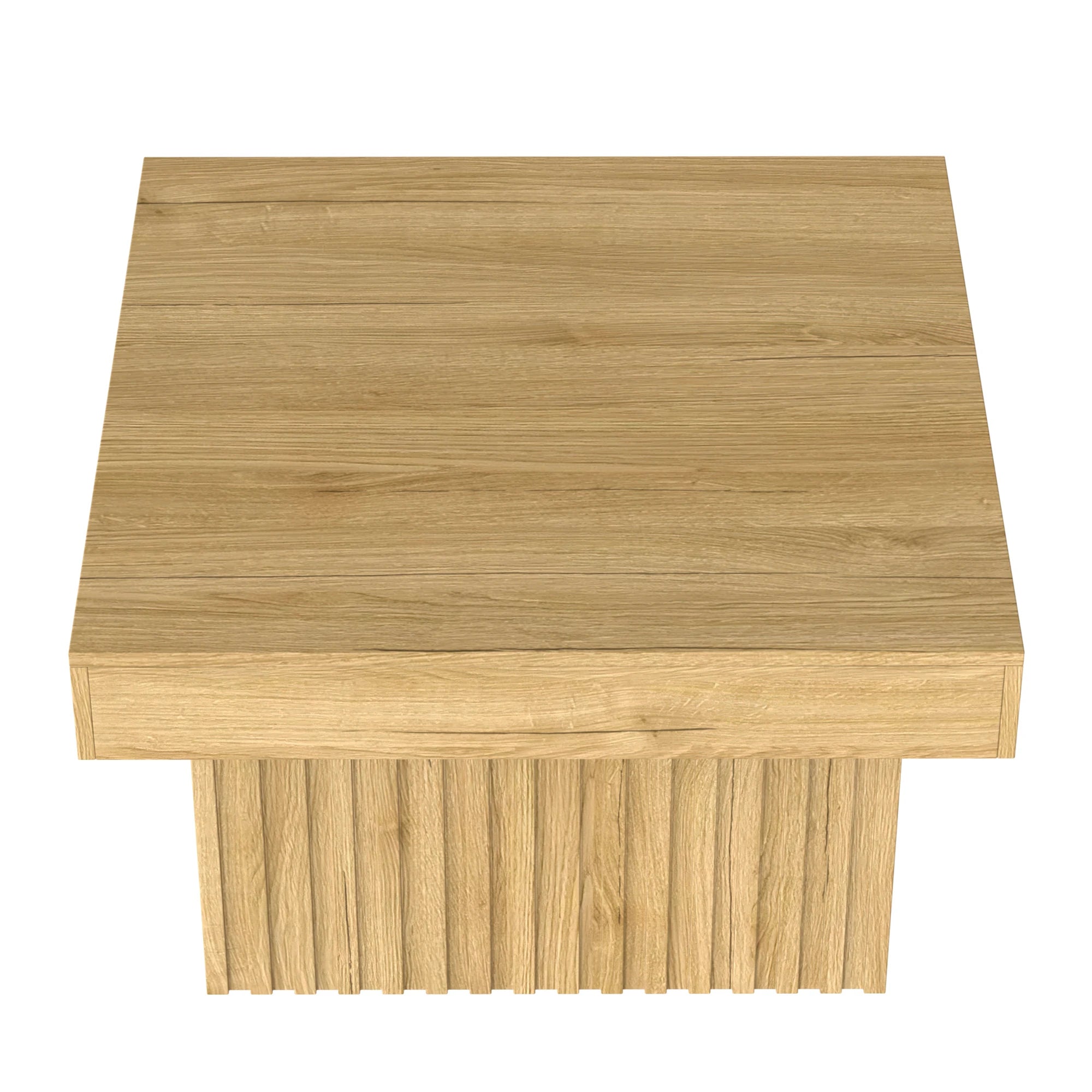 Table basse élégante carrée en bois pour chambre ou salon 79x79x46 cm -