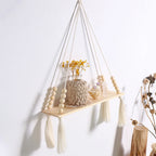 étagère bois rangement mural -