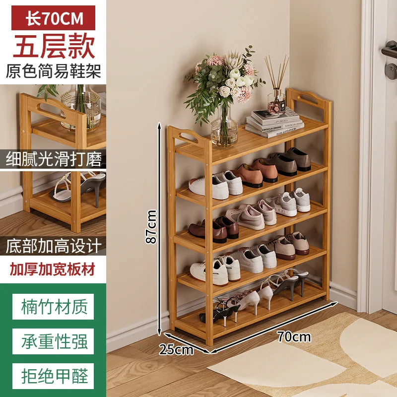 Meuble à chaussure en bois massif d'intérieur - style11