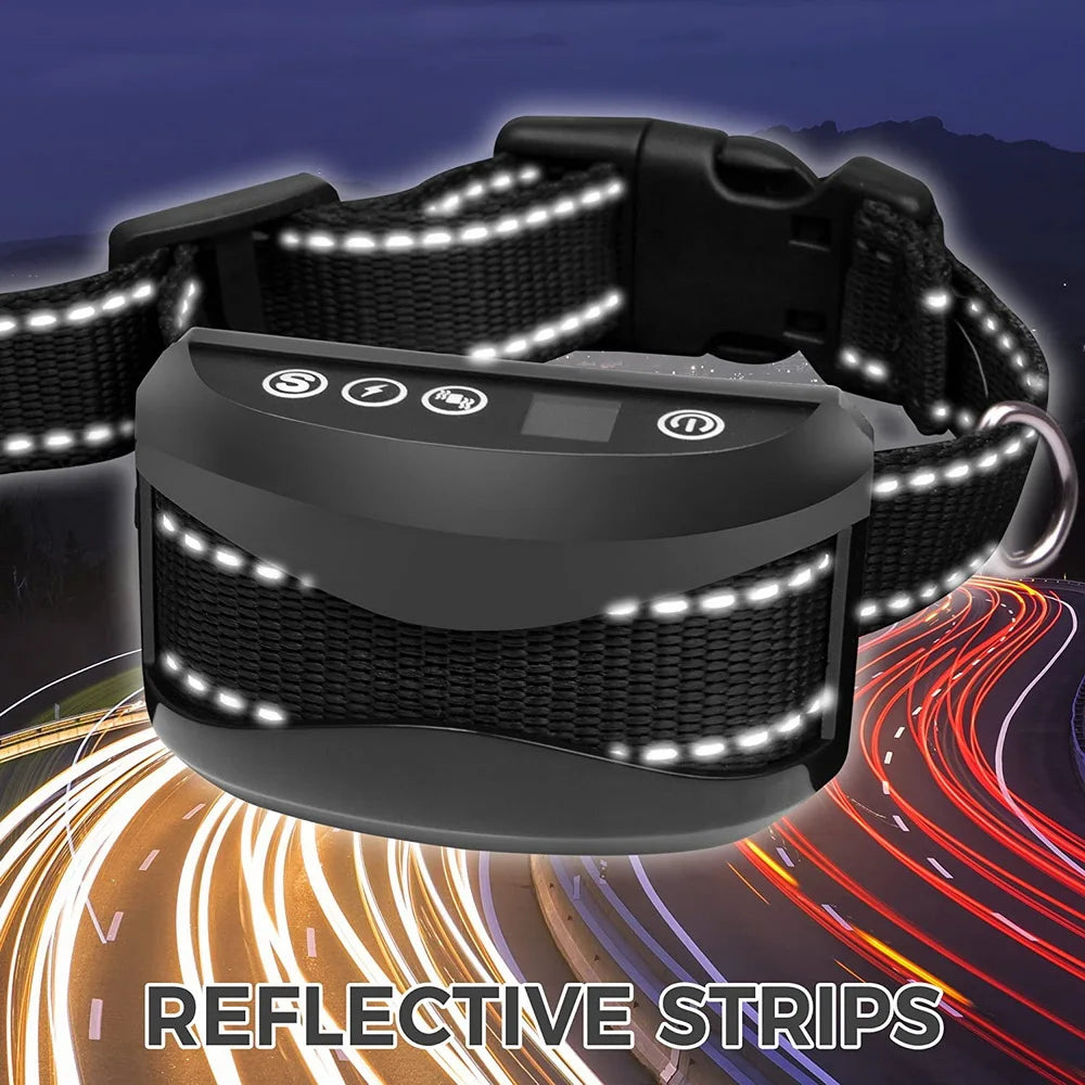 collier anti aboiement électrique imperméable -