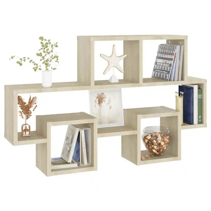étagère murale salon 82x15x51 cm -