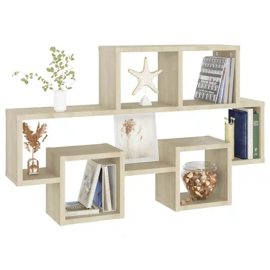 étagère murale salon 82x15x51 cm -