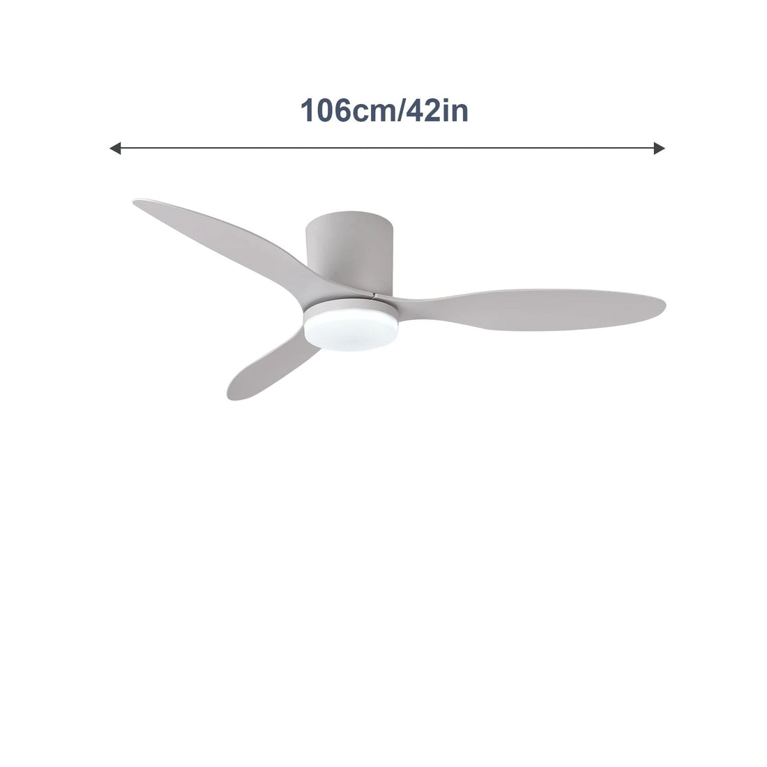 ventilateur silencieux Moderne Noir Blanc - Blanc 85-265V
