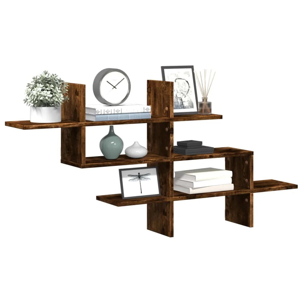 étagère murale fixation invisible 124.5x18x60.5 cm -