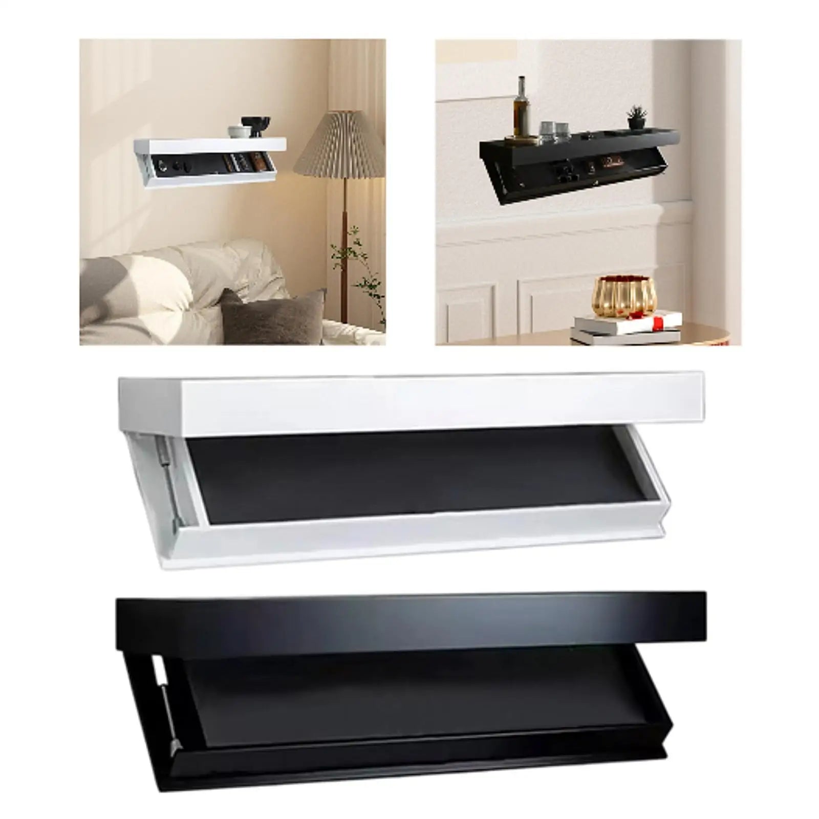 étagère bureau murale flottante -