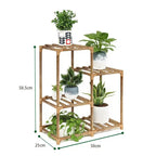 Étagère plante d'extérieurs en bois - 4 Étagères Étagère plante