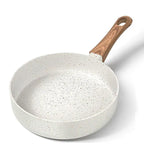 Poêle en fonte petite taille pour steak & omelette - 6 pouces blanc