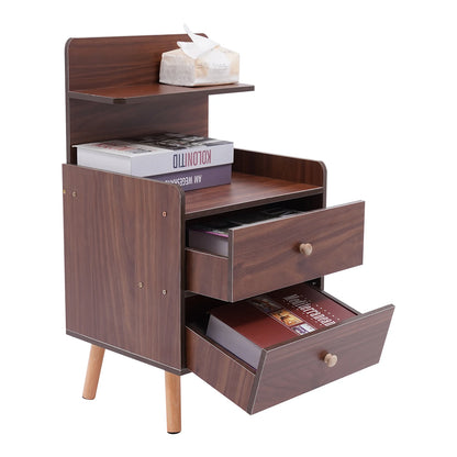 Table de nuit bois massif compacte -